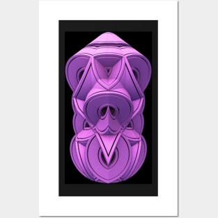 Pink Totem Posters and Art